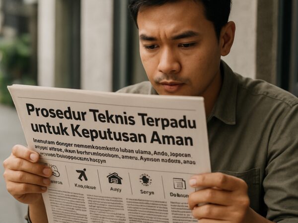 Prosedur Teknis Terpadu untuk Keputusan Aman: Klinik, Perjalanan, Atap, Surya, dan Dokumen